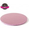 Decora Decora Podnos PEVNÝ bledo ružová kruh 30 cm (1)
