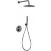Imex GENOVA termostatický podomietkový sprchový set black gun metal GTG053/BGM