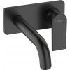 Hansgrohe Vernis Shape - Páková umývadlová batéria pod omietku s ramenom 207 mm, čierna matná 71578670