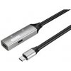 PremiumCord USB-C repeater a prodlužovací kabel Male-Female, 5Gbps Aluminium 10m ku31rep10al