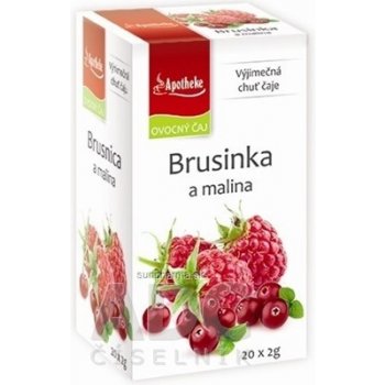 Apotheke čaj SEL BRUSNICA MALINA 20 x 2 g