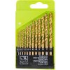 Vrtáky do kovu, sada 13ks, Ř1,5-6,5mm, HSS TiN