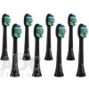 TrueLife SonicBrush Compact Heads Black Standard náhradné hlavice pre sonickú zubnú kefku 1x8 ks