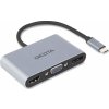 DICOTA USB-C mobilní mini dokovací stanice 5 v 1 4K HDMI DP PD 100W, dokovací stanice