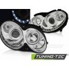 Tuning-tec PREDNÉ SVETLOMETY DAYLIGHT CHROME pasujú na MERCEDES CLK W209 03-10