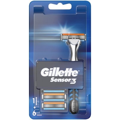 Gillette Sensor3 + 6 ks hlavic