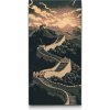 Vymalujsisam.sk Maľovanie podľa čísiel - Veľký čínsky múr za súmraku Veľkosť: 40x80cm, Rám: Bez rámu, iba zrolované plátno
