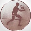 D2-A43/B - Emblém (pr.50mm) tenis muži bronzový - 5 cm