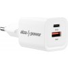 AlzaPower G400CA Fast Charge 35 W biela APW-CCG400CAW
