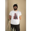 Tričko s potlačou Deadpool Pánsky Biela 4XL