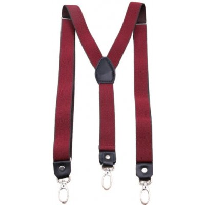 Elastic Suspenders KM564 Red