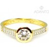 ADANITO BRR0137G - Zlatý prsteň so zirkónmi 56 mm 2.14 g