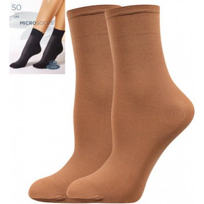 Lady B Micro 50 DEN Silonové ponožky beige