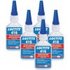 Loctite 416 - 50 g, sekundové lepidlo, 5 x Loctite 416 - 50 g