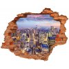Fototapeta diera na stenu 3D New york 90x70 cm