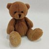 Plyšový medvedík hnedý – klasický dizajn, výška 18 cm (Mäkký darček pre deti aj dospelých)