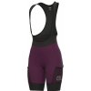 Cyklistické kraťasy ALÉ OFF-ROAD Gravel Stones Cargo Lady Plum L