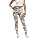 Urban Classics dámské maskáčové legíny Ladies Camo Tech Mesh leggings duskrose camo