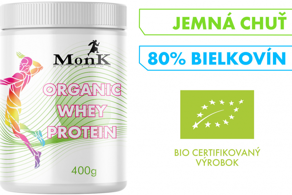 Monk Nutrition Organic Whey Protein 400 g