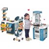 Set kuchynka s technickým vybavením Tech Edition Smoby elektronická so supermarketom Maxi Market a chladiacim boxom