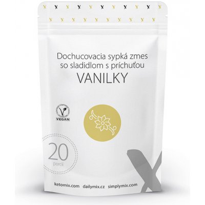 KetoMix Dochucovacia sypká zmes novej generácie s príchuťou vanilky (20 porcií)