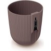 PROSPERPLAST Kvetináč MILLY WALL 14,6cm marsala