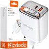 MCDODO RÝCHLA SIEŤOVÁ NABÍJAČKA ADAPTÉR 3X USB-C PD USB GAN 67W BIELA