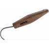 Vega Condor CTK2815-2.0 Curved Carver Knife zakrivený rezbársky nôž 5 cm, orechové drevo, kožené puzdro