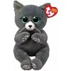 Plyšák Mačiatko Šedé Binx Pupilky TY - 15cm