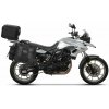 SHAD Kompletná sada sedlových brašní SHAD TERRA TR40 adventure a hliníkového kufra SHAD TERRA BLACK 55L, vrátane montážnej sady SHAD BMW F 650 GS / F 700 GS/ F 800 GS (2008 - 2018)