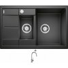Blanco METRA 6 S Compact antracit s excentrom 513473 + Blanco MIDA-S chróm 521454