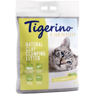 Tigerino Premium podstielka s vôňou citrónovej trávy 2 x 12 kg