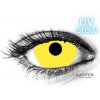 Lucifer Crazy šošovky - nedioptrické - UV GLOW YELLOW mini sclera (2 šošovky)