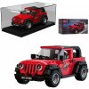 Mould King Technická Stavebnica Jeep Wrangler 414ks + Vitrína, červený