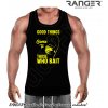 Pánske tielko RANGER® - motív Rybárčenie 09 Žltá 3XL