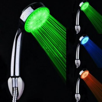 Farebná svietiaca LED sprcha s kamienkami