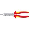 KNIPEX kliešte elektroinštalačné VDE bez otvoru 200mm 1386200