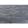 ALFIstyle Kamenný obklad, čierná bridlica, 15x60 cm, hrúbka 1-1,5 cm, ES001
