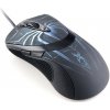 A4tech XL-747H, herní myš, ANTI-VIBRATE, 3600DPI, motiv pavouk modrý