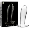 Nebula series by ibiza - model 5 anal plug borosilicate glass clear 12.5 cm -o- 3.5 cm