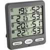 TFA 30.3054.10 - KLÍMA-MONITOR Teplomer a vlhkomer s 3 bezdrôtovými senzormi (TFA30.3054.10)