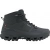 ON Pánska treková obuv CLOUDROCK MID WATERPROOF black - black Veľkosť EU: 42,5