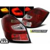 Tuning-tec Zadné svetlá LED BAR ČERVENÉ WHIE pasujú na SKODA FABIA II 07-06.14