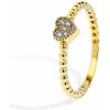 Blink-Blink Zlatý diamantový prsteň srdce 0.04 ct 1431ZDG