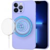 Techsuit SoftFlex MagSafe kryt na iPhone 13 Pro Max – svetlo fialový