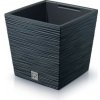 kvetináč 30cm FURU SQUARE LOW DFS300-S433 antracit plastový PROSPERPLAST