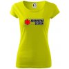 Zdravotná sestra - kríž - Dámske tričko Pure - 3XL ( Limetková )