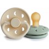 Frigg Cumlíky frigg moon phase cream/ sage, 0-6m, kaučuk