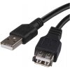 Emos USB kábel 2.0 A vidlica - A zásuvka 2m S70201 - Predlžovací kábel