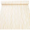 Samolepiace tapety 45 cm x 10 m IMPOL TRADE 9146 vlnovky na krémovom podklade Samolepiace tapety